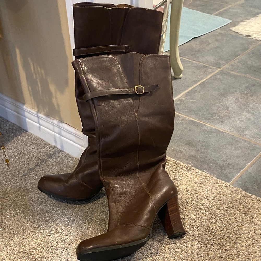 J. Jill Dark Brown Heeled Boots